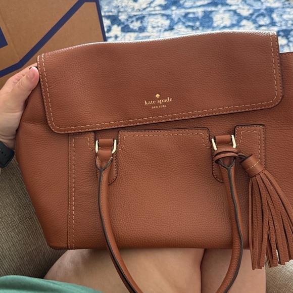 kate spade Handbags - Kate Spade Brown Leather Handbag